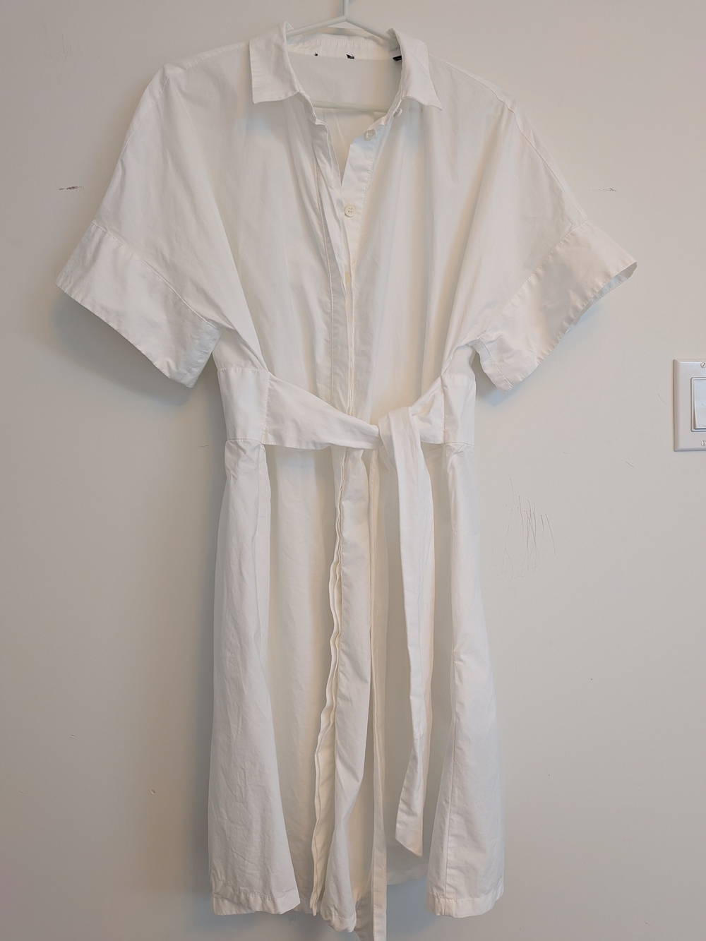 Emporio Armani White Shirt Dress